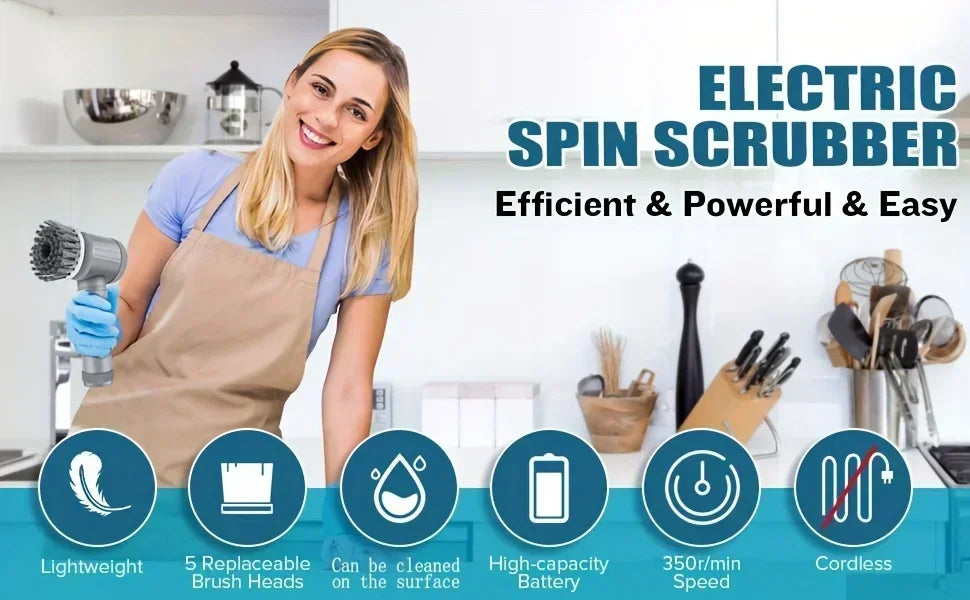 Wireless Electric Cleaning Brush
