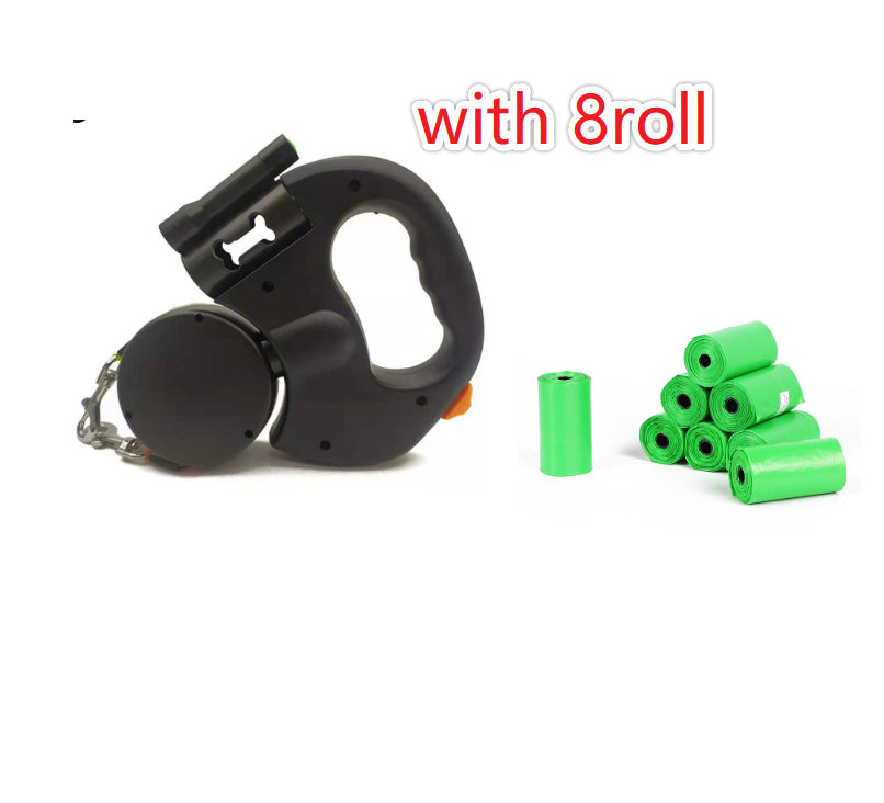 Retractable duel Dog Leash